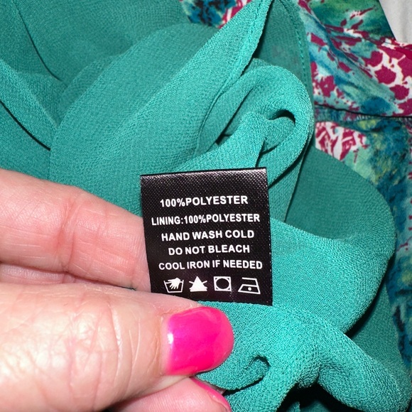 Colorful Patterned Dress - Picture 7 of 7